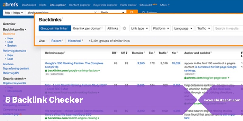 SEO tools | Backlink Checker