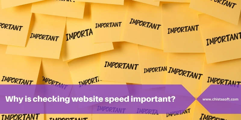 Why is checking website speed important?